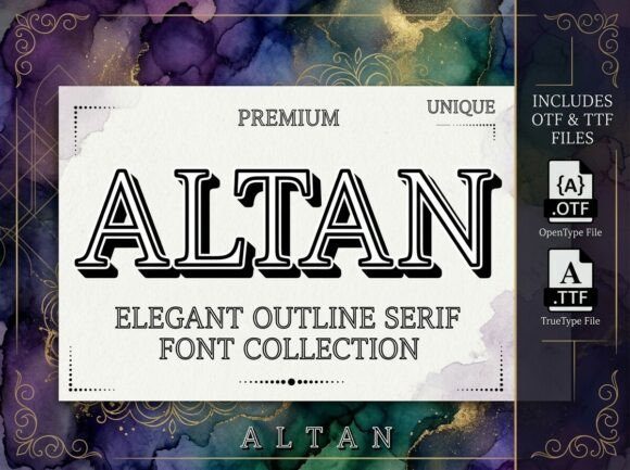 Altan: A Sophisticated Display Typeface for Modern Web Design