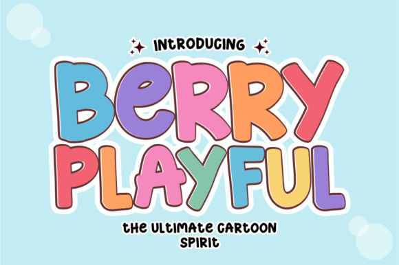 Berry Playful: The Perfect Display Typeface for Bold Branding