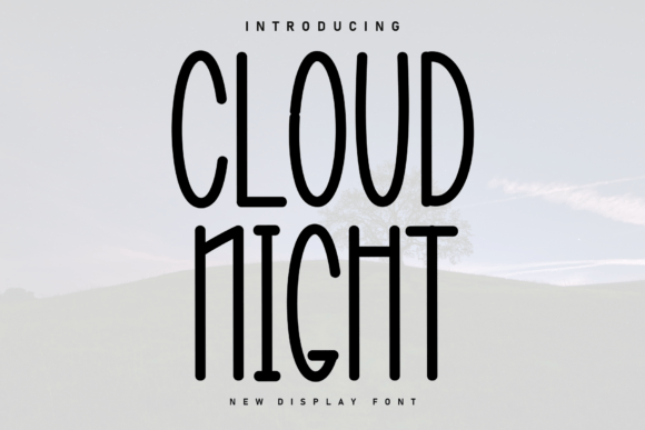 Cloud Night: A Cozy Handwritten Typeface for Modern Web Design