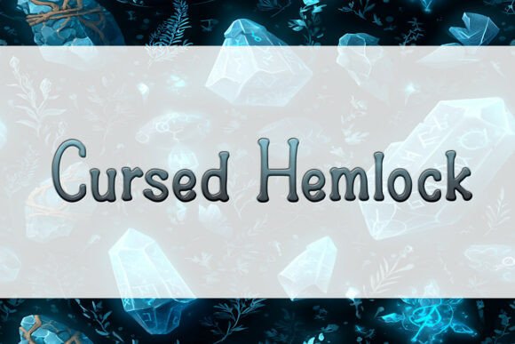 Cursed Hemlock: A Bold Display Typeface for Modern Web Design