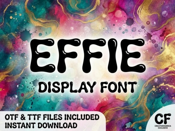 Effie: A Premium Display Typeface for Modern Web Design