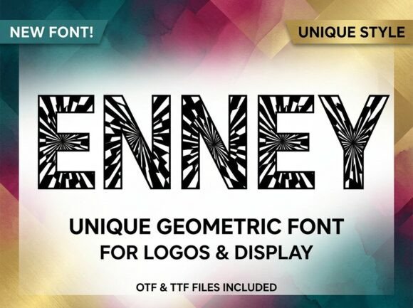 Enney: The Premium Display Font for Bold Editorial Design