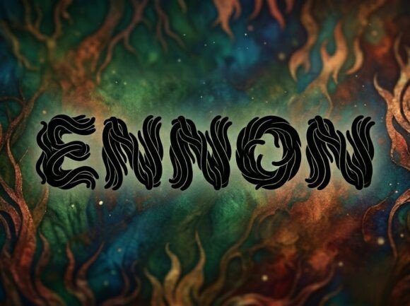 Ennom: The Organic Display Font That Elevates Campaign Visuals