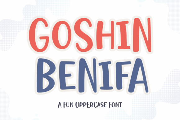 Goshin Benifa: A Playful Display Typeface for Modern Editorial Design