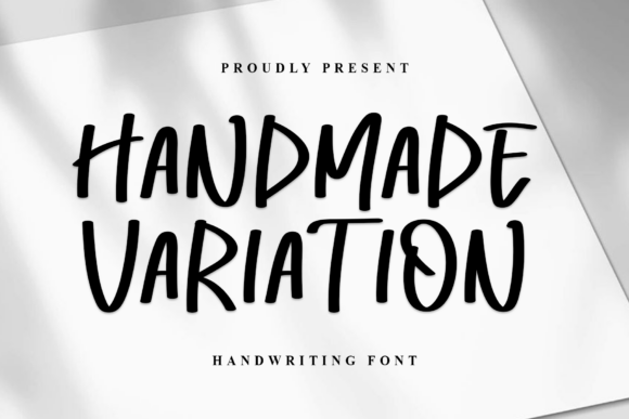 Handmade Variation: The Friendly Typeface for Small Business Branding