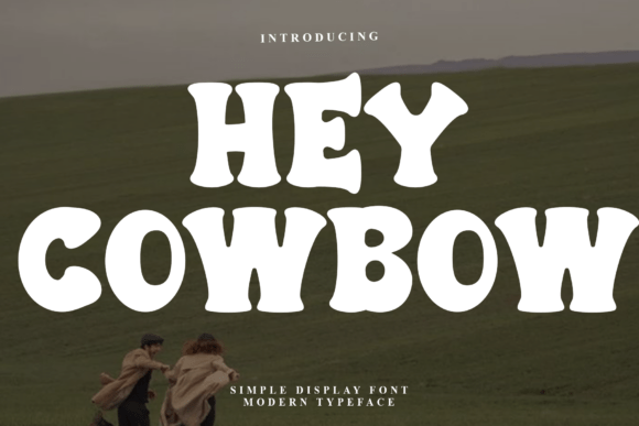 Hey Cowbow: The Festive Display Font for Holiday Web Design