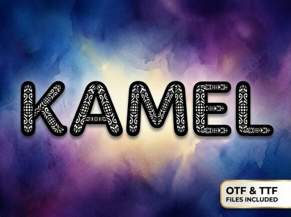Kamel: The Stunning Display Font for Handmade Brands