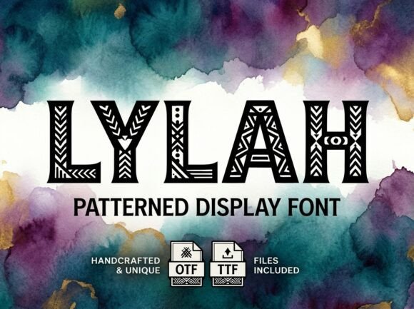 Lylah: The Avant-Garde Display Font That Steals the Show