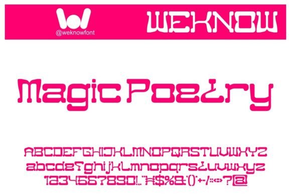 Magic Poetry: The Perfect Display Typeface for Modern Web Design