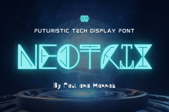 Neotrix: The Futuristic Typeface for Bold Small Business Branding