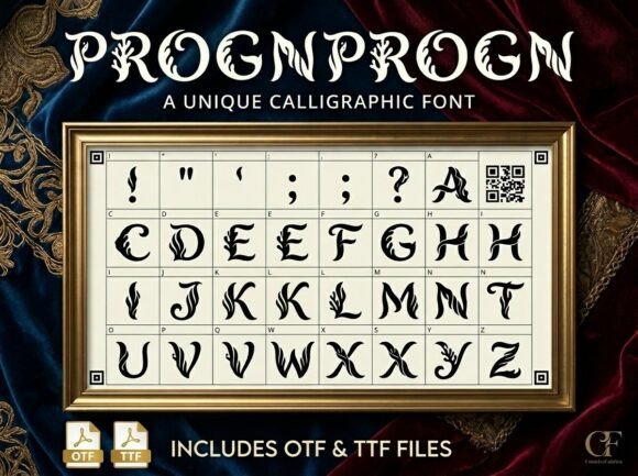 Progn: A Premium Display Typeface for Editorial Design