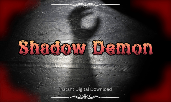 Shadow Demon Font: A Dark Display Typeface for Digital Brands