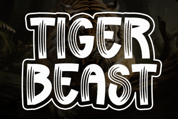 Tiger Beast: The Bold Display Typeface for Standout Branding