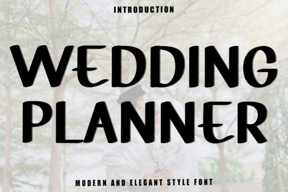 Wedding Planer: A Festive Display Typeface for Holiday Campaigns